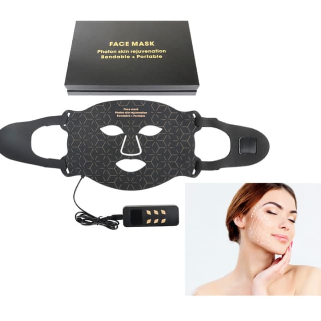 Firming Red Light Therapy LED Face Mask — Silicone 3