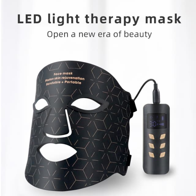 Firming Red Light Therapy LED Face Mask — Silicone 7
