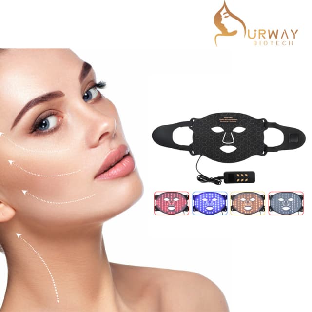 Firming Red Light Therapy LED Face Mask — Silicone 6