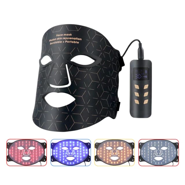 Firming Red Light Therapy LED Face Mask — Silicone 5