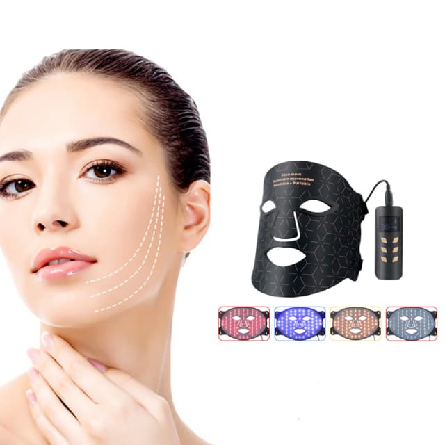 Firming Red Light Therapy LED Face Mask — Silicone 4