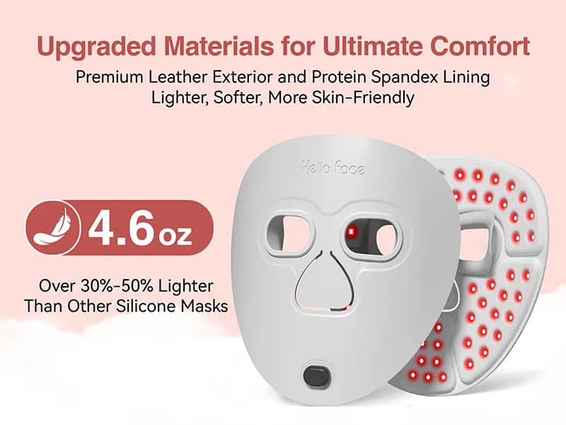 Anti-Aging Red Light Therapy LED Face Mask — 460nm + 605nm + 630nm, 70 LEDs — 1060541852 Edition detail 6