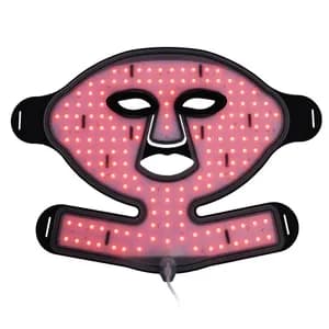 Red Light Therapy LED Face Mask — Silicone, 63 LEDs