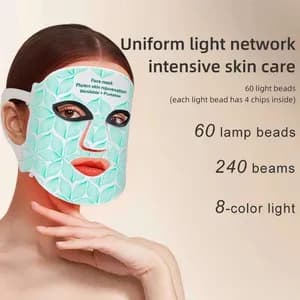 Anti-Aging Red Light Therapy LED Face & Neck Mask — Near-Infrared 850nm, 850 LEDs