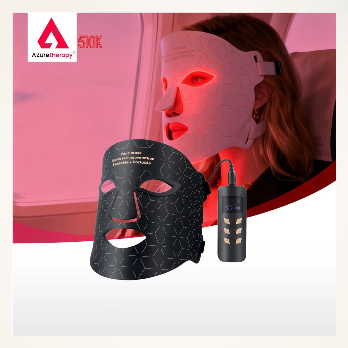 LUMIARA Select Azure 4-Color Portable Face Mask · Gentle