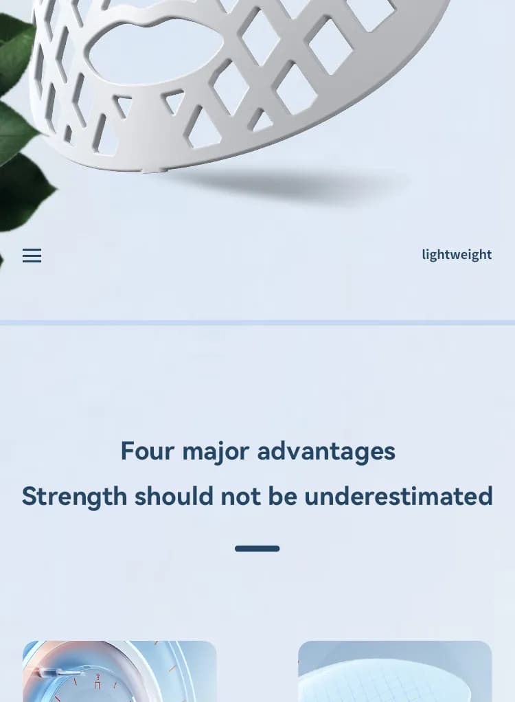 Red Light Therapy LED Face Mask — 7-Color, Rechargeable, At-Home detail 2