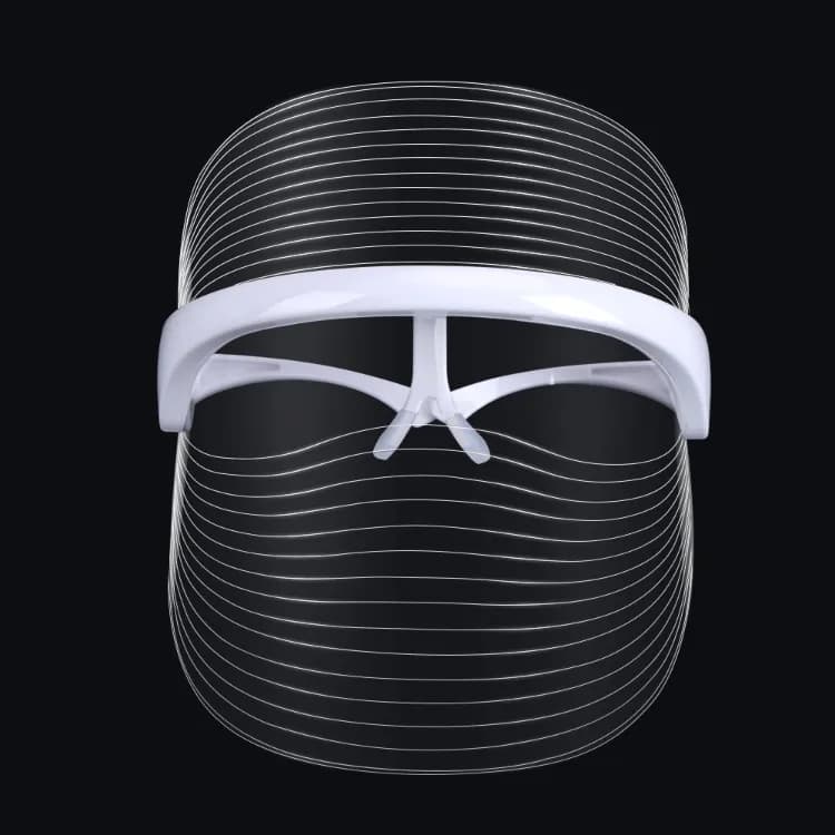 Red Light Therapy LED Face Mask — 7-Color — Transparent Edition detail 2