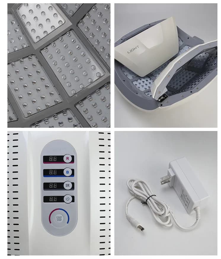 Skin Rejuvenation Red Light Therapy LED Face Mask — 4-Color detail 2