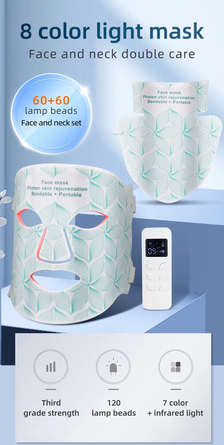 Red Light Therapy LED Face & Neck Mask — High Edition detail 1