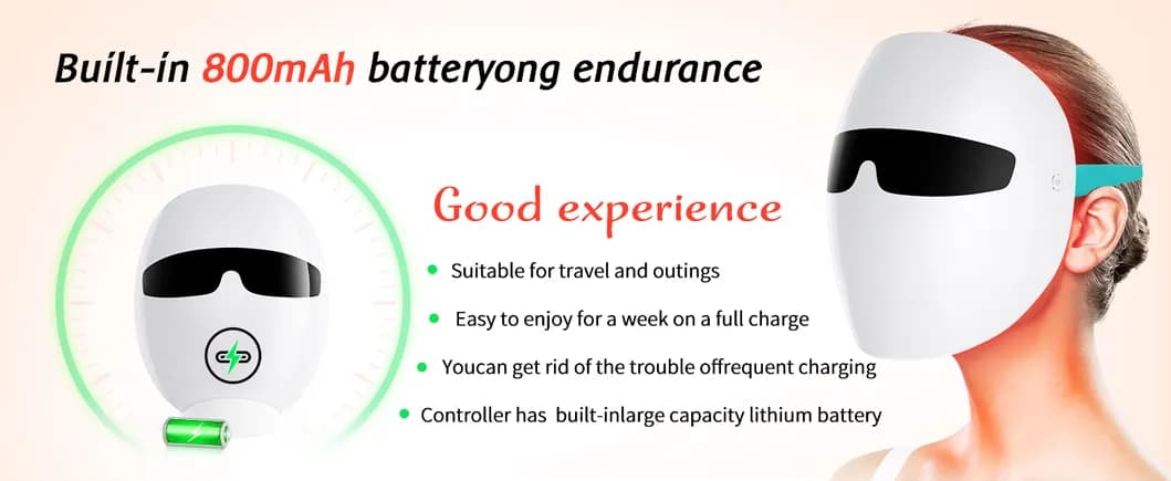 Anti-Aging Red Light Therapy LED Face Mask — 7-Color detail 6