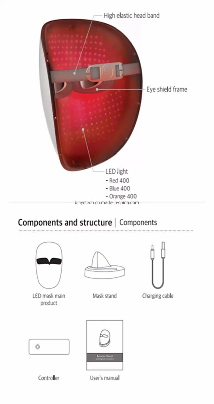 Acne Treatment Red Light Therapy LED Face Mask — Near-Infrared 830nm detail 6