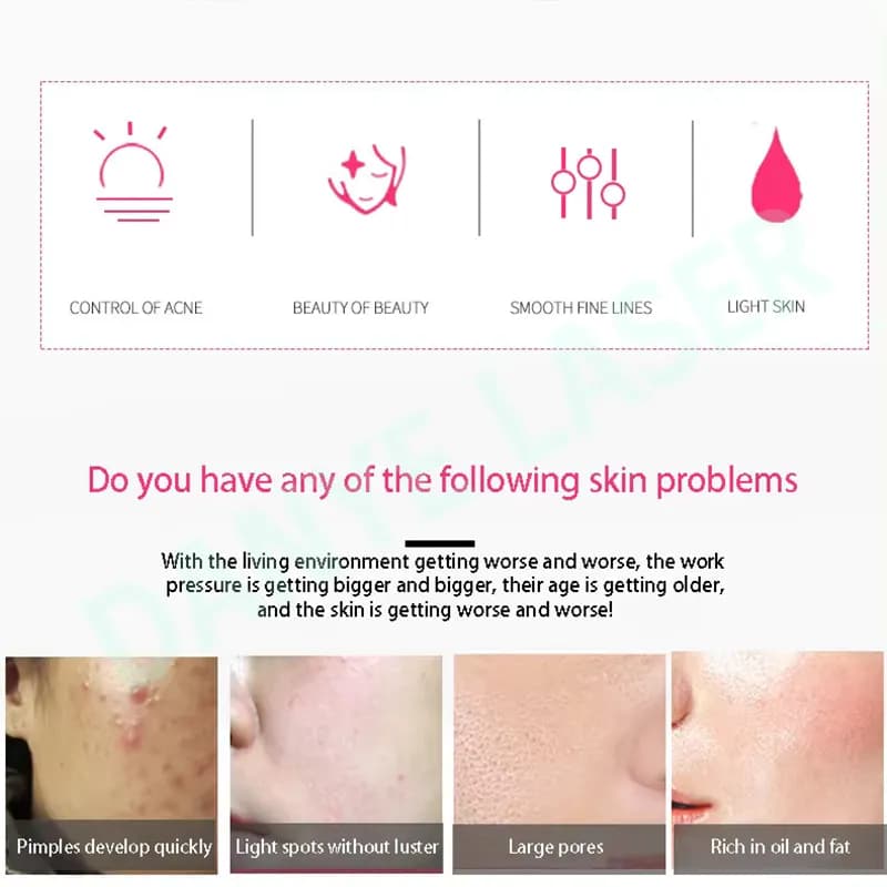 Skin Rejuvenation Red Light Therapy LED Face Mask detail 4