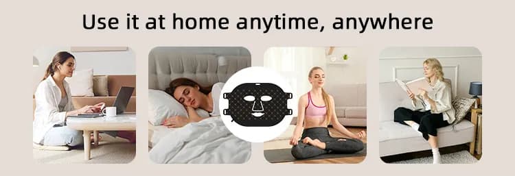 Skin Rejuvenation Red Light Therapy LED Face Mask — 5-Color detail 1