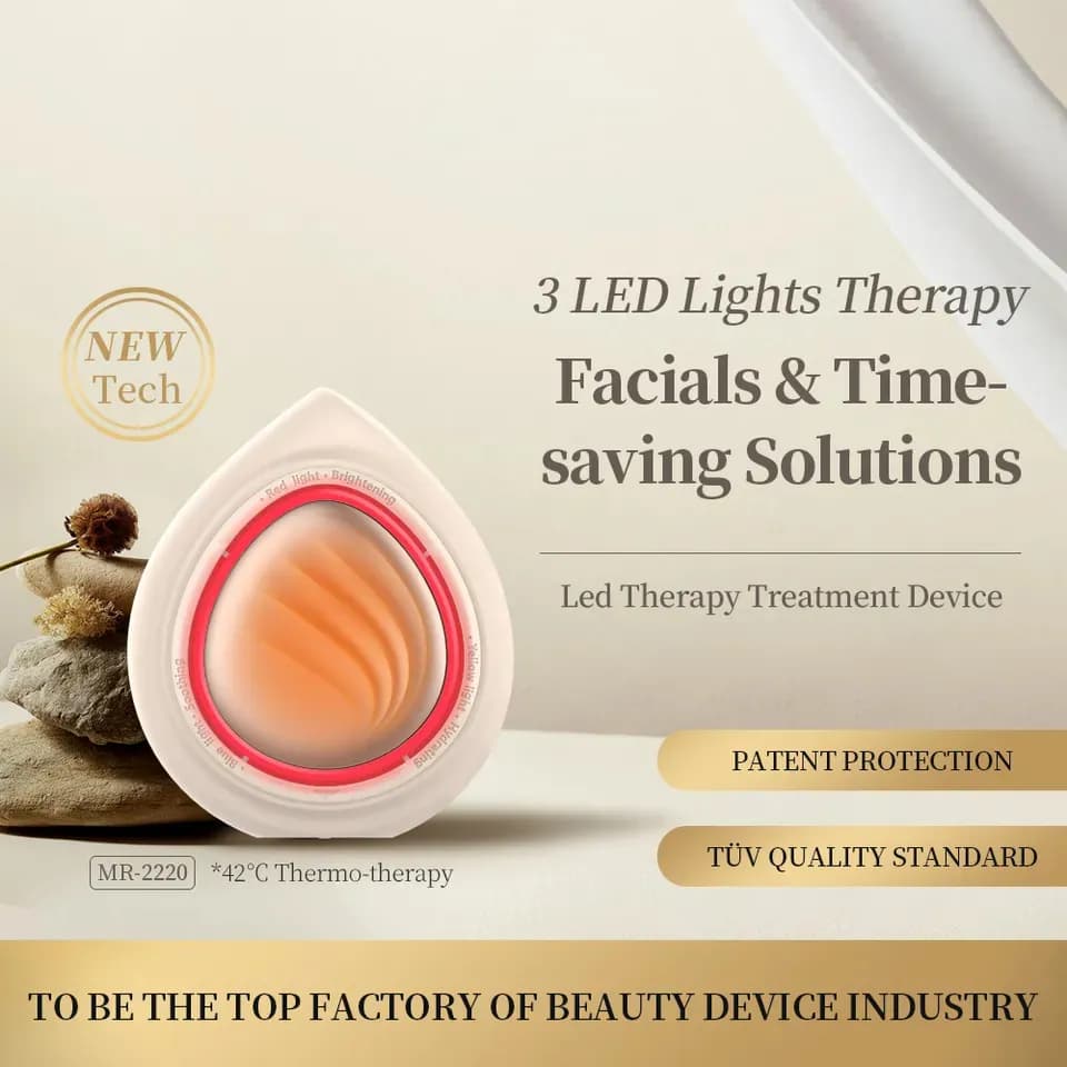 Anti-Wrinkle Red Light Therapy LED Face Mask — Silicone — Mini Edition detail 2