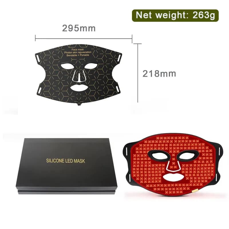 Anti-Aging Red Light Therapy LED Face Mask detail 1