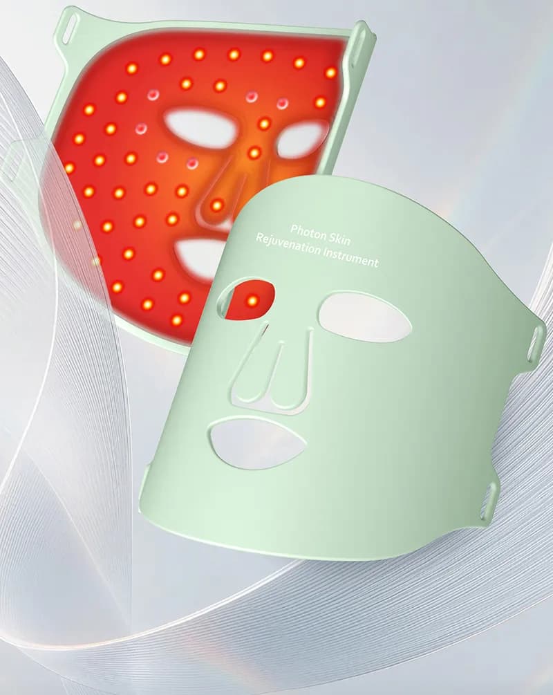 Skin Rejuvenation Red Light Therapy LED Face Mask — 5-Color detail 3