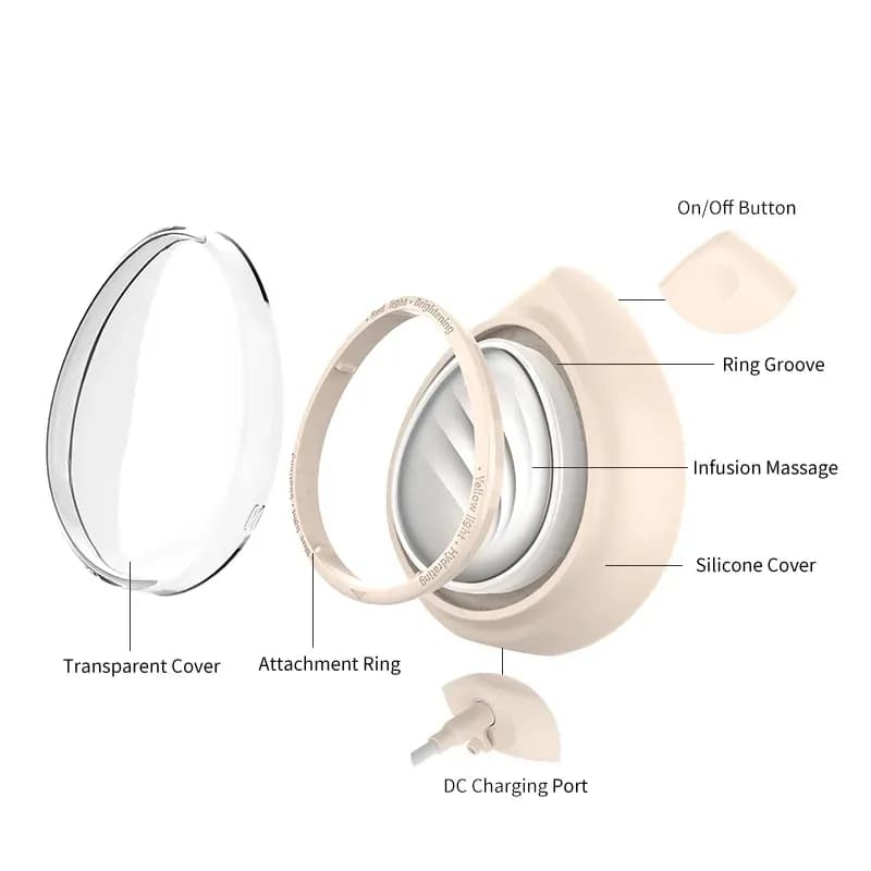 Anti-Wrinkle Red Light Therapy LED Face Mask — Silicone — Mini Edition detail 5