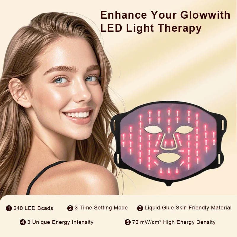 Anti-Aging Red Light Therapy LED Face Mask detail 6