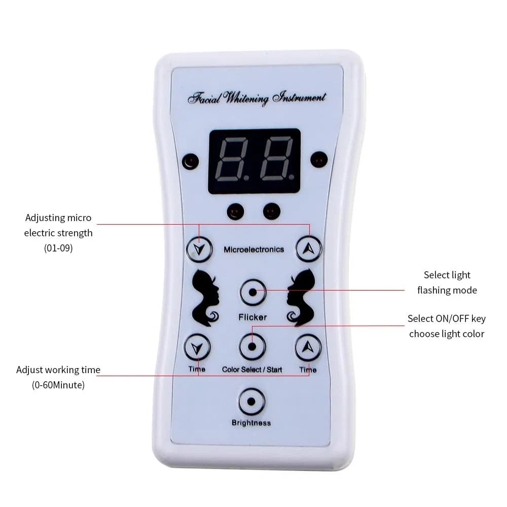 Red Light Therapy LED Face & Neck Mask — 7-Color detail 6