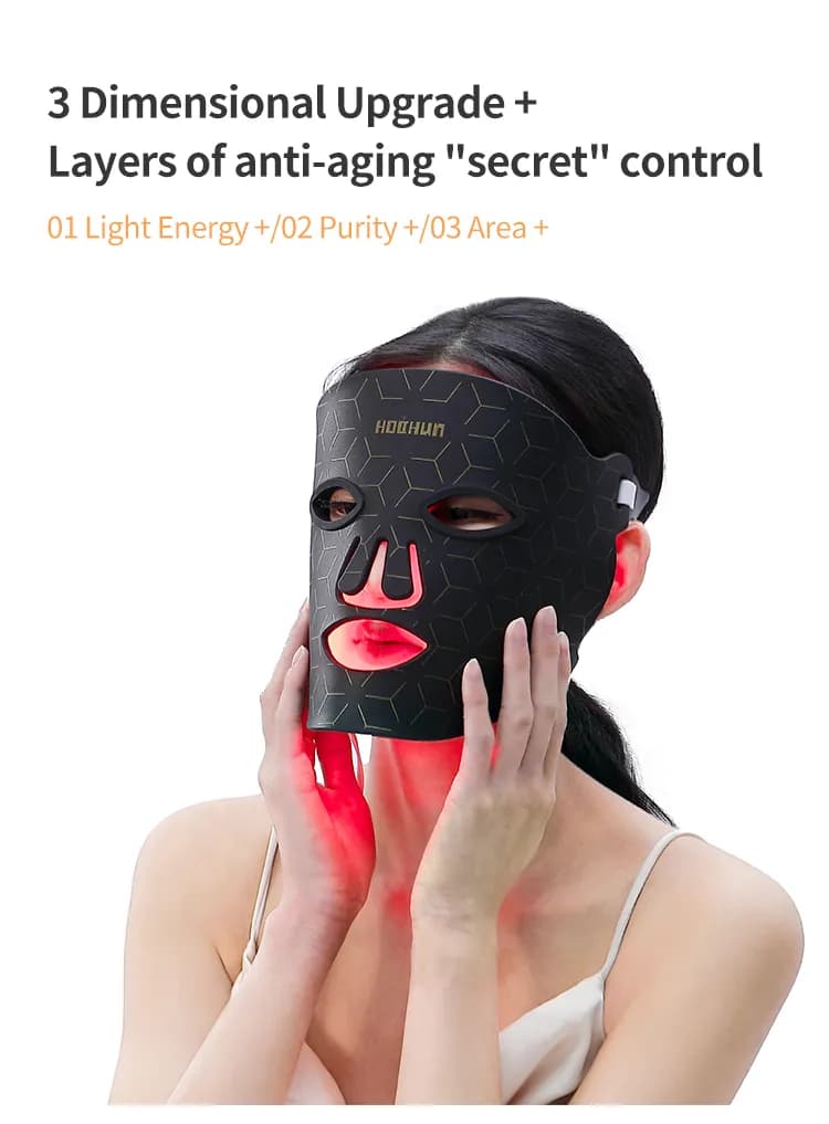 Skin Rejuvenation Red Light Therapy LED Face Mask — Professional-Grade detail 6