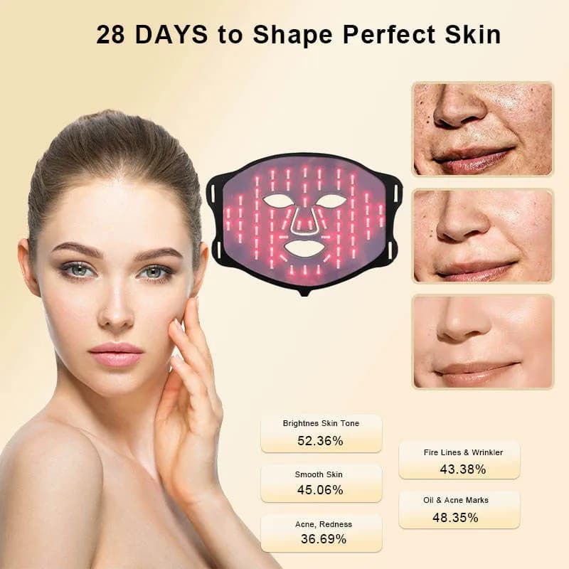 Anti-Aging Red Light Therapy LED Face Mask detail 3