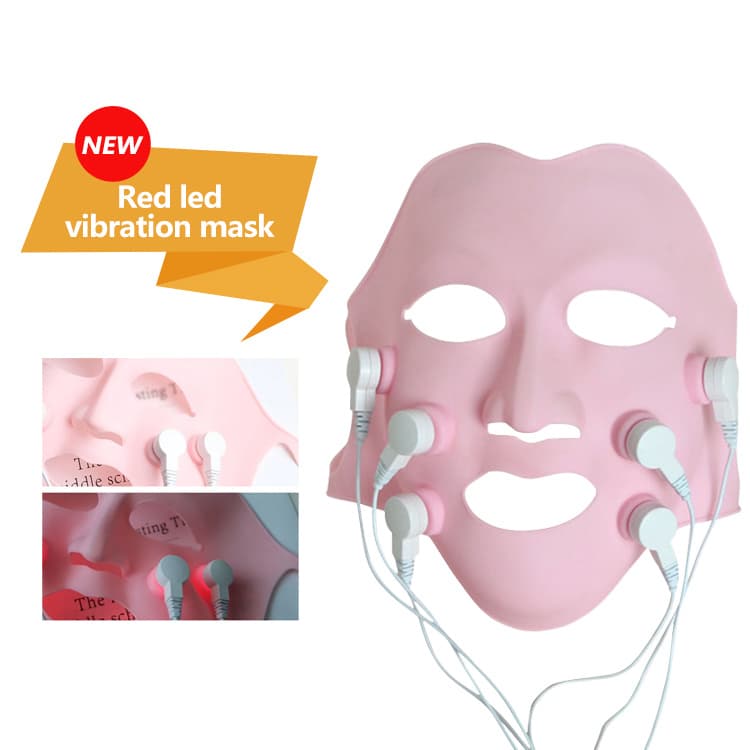 LUMIARA Select New Product Red Led Vibration Mask Facial Beauty Mask For Face Whitening Anti-Wrinkle Firm Skin Fade Dark Circles Skin Bouncing