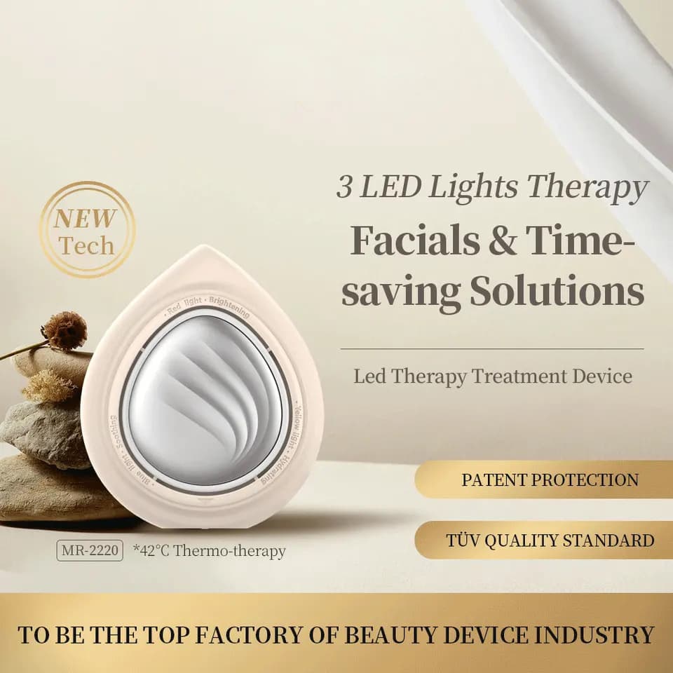 LUMIARA Select Mini Led Light Heating Vibration Therapy Anti Wrinkle Aging Face Beauty Massager Facial Mask Massage Treatment Device