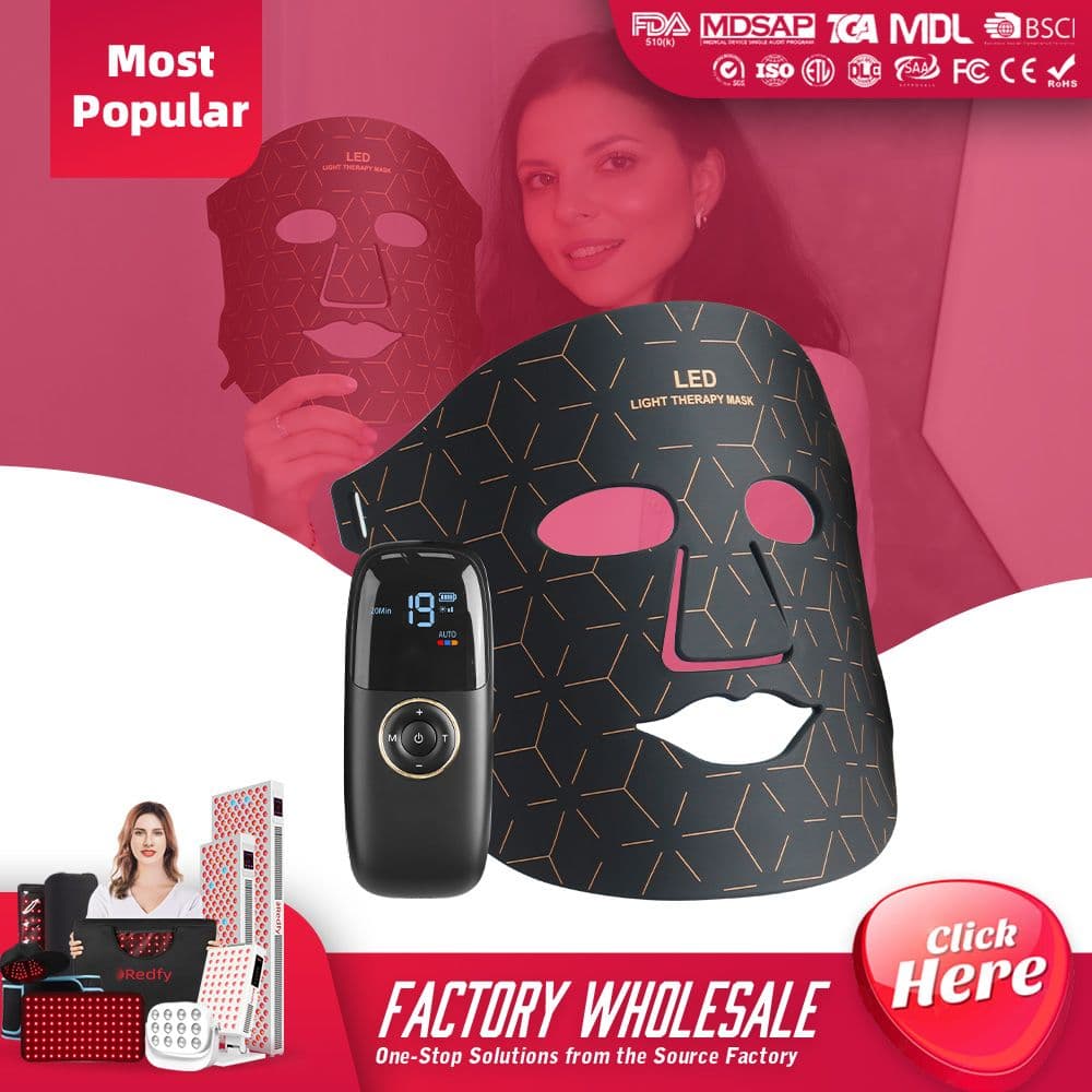 LUMIARA Select Redfy Portable Infrared Face Pdt Beauty Facial Device 4 Colors Red Light Therapy Led Face And Neck Mask