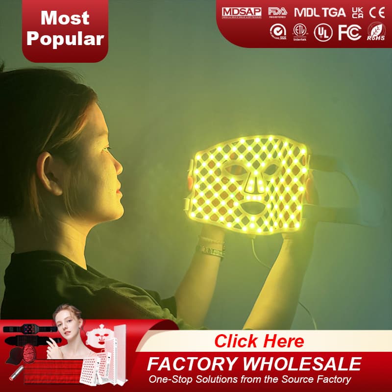 LUMIARA Select Factory Original 7 Colors Photon Facial Led Mask Red Light Therapy Megenlin Led Red Light Therapy Face & Neck Mask