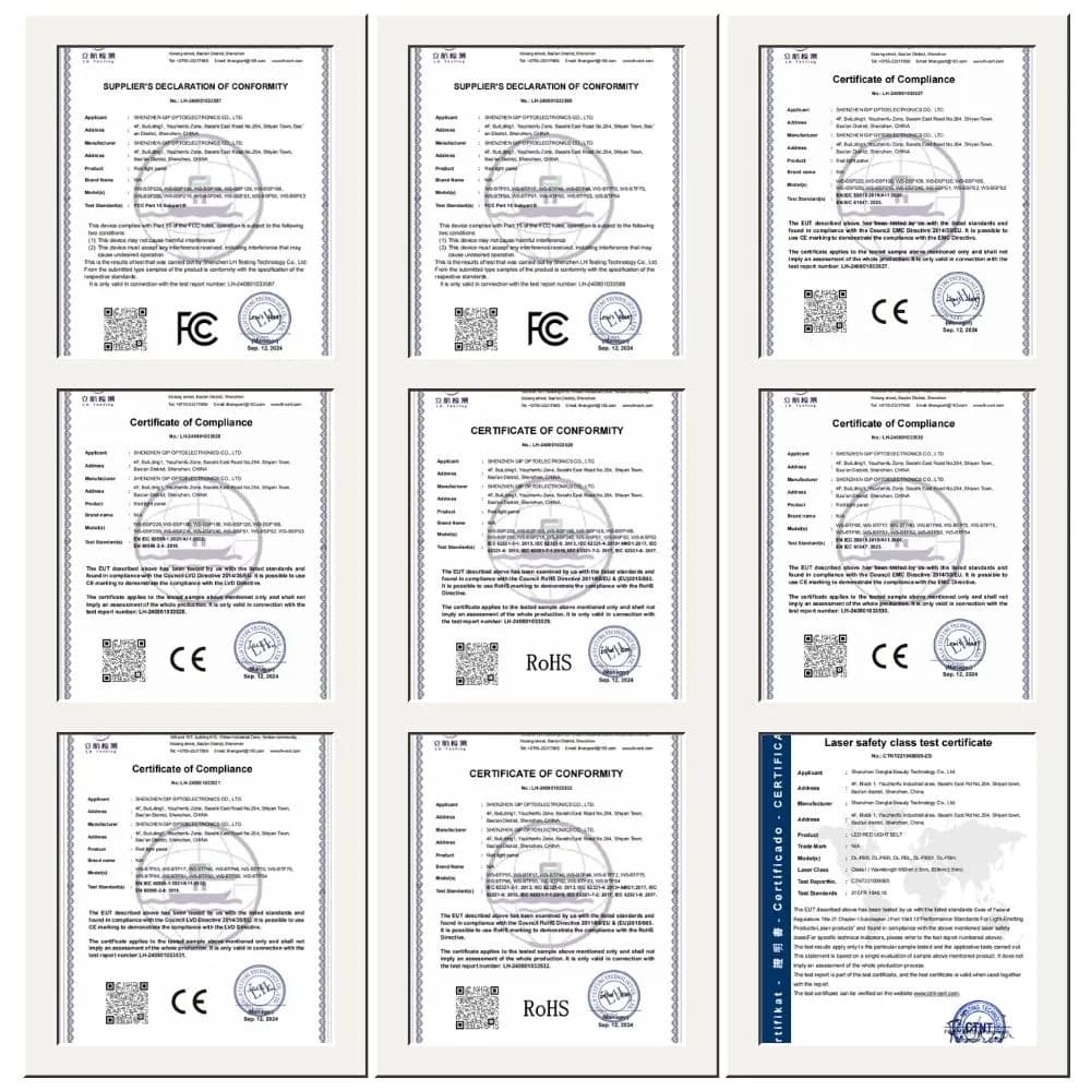 Red Light Therapy LED Face Mask — 384 LEDs detail 3