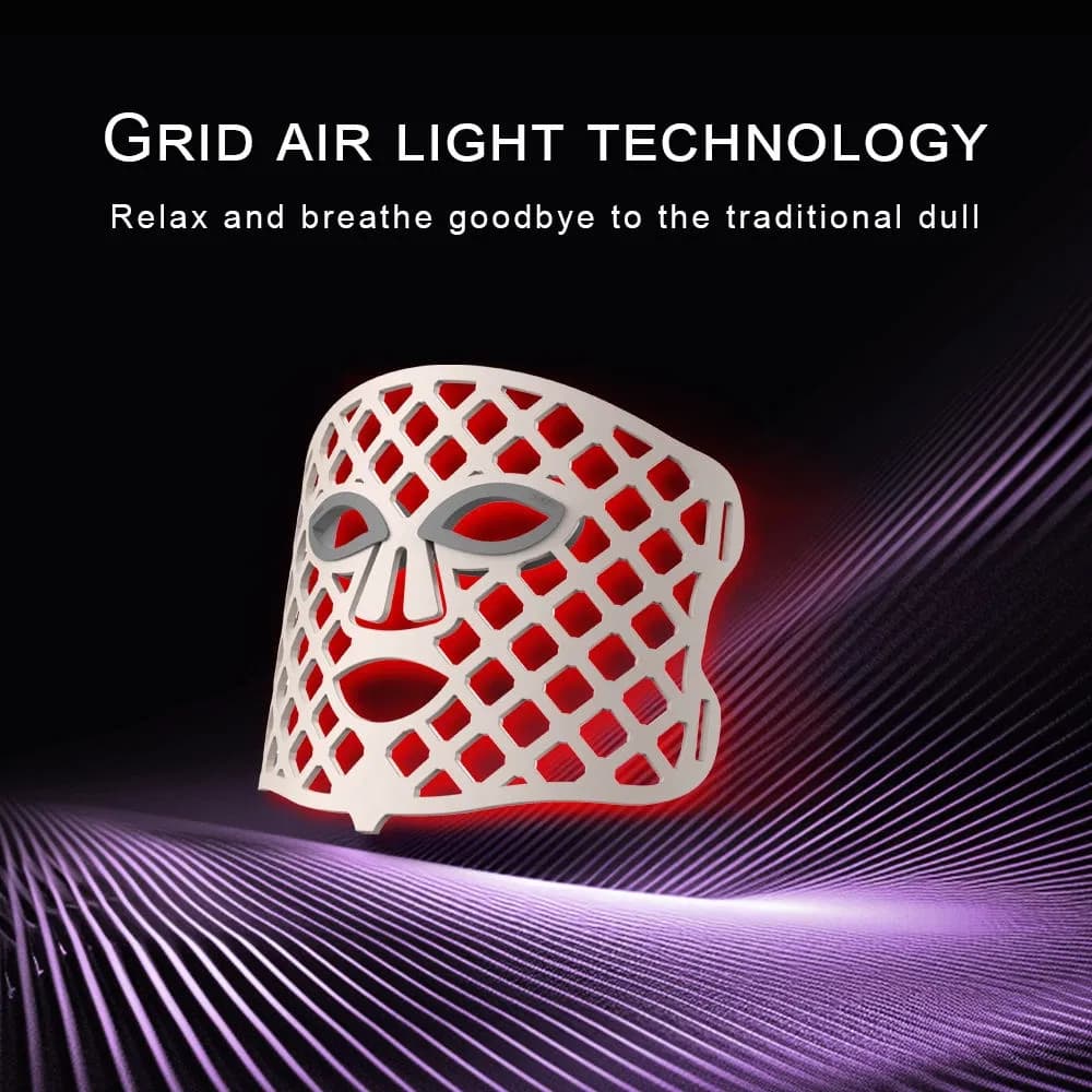 Red Light Therapy LED Face & Neck Mask — 7-Color — Factory Edition detail 5