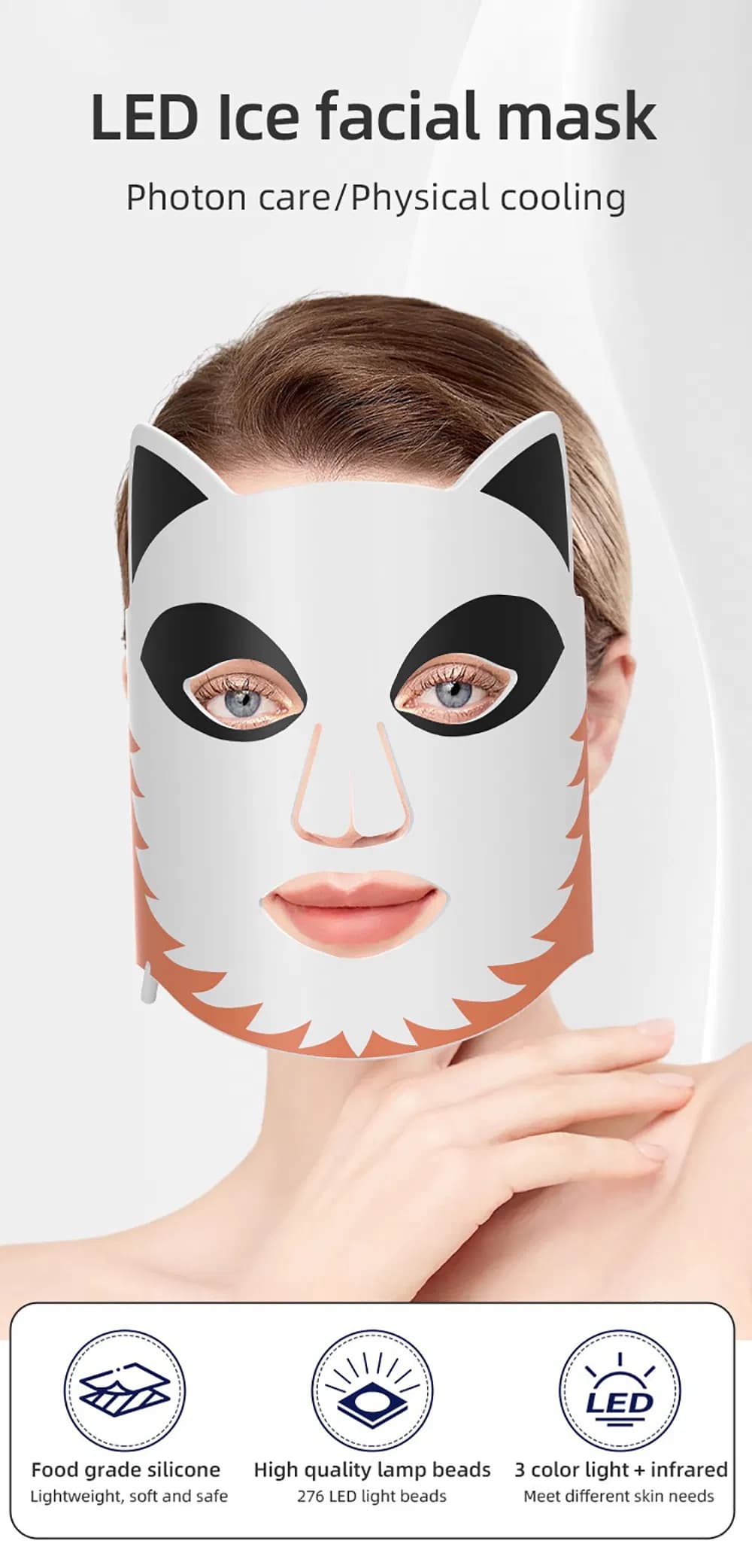 Acne Treatment Red Light Therapy LED Face Mask — Professional-Grade detail 3