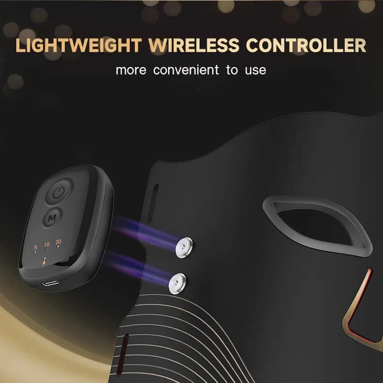 Red Light Therapy LED Face Mask — 4-Color detail 5