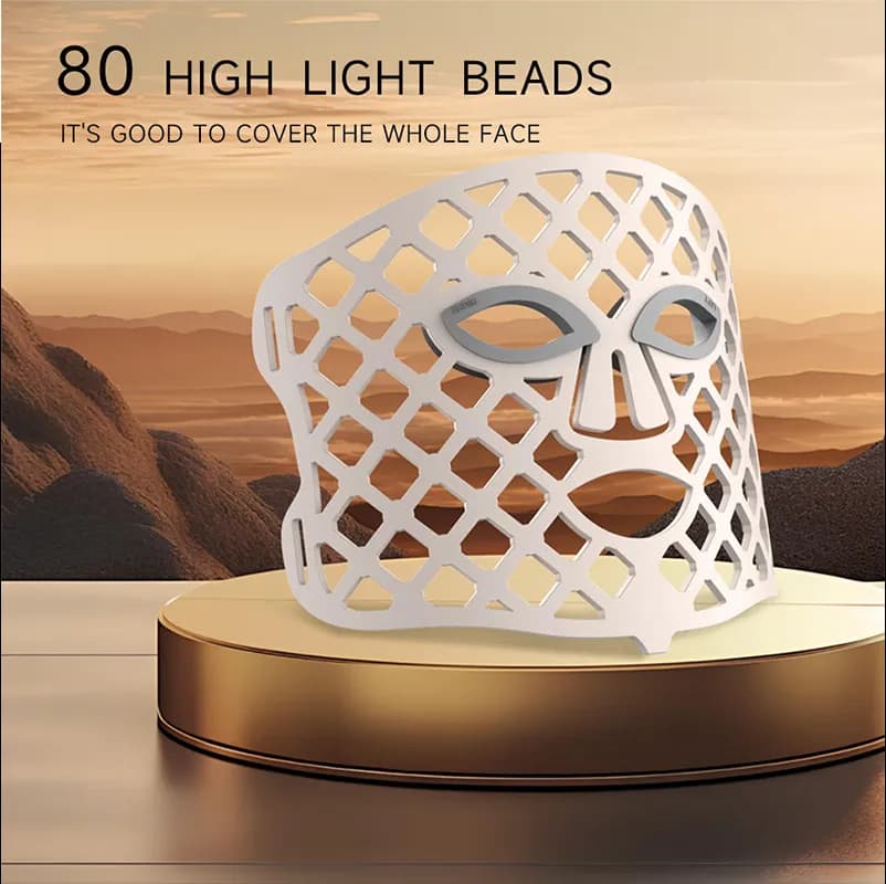 Red Light Therapy LED Face & Neck Mask — 7-Color — Factory Edition detail 6