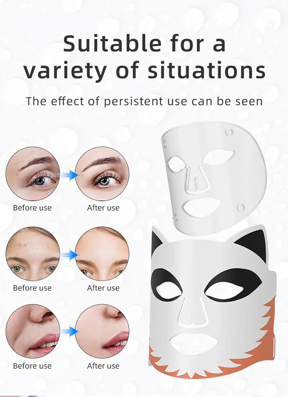 Acne Treatment Red Light Therapy LED Face Mask — Professional-Grade detail 6