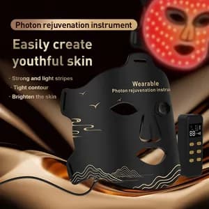 Acne Care Red Light Therapy LED Face Mask — Silicone